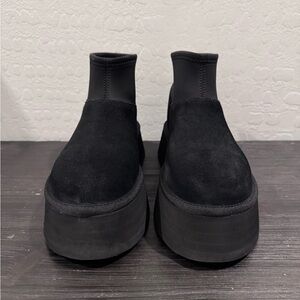 UGG Black Platform Ankle Shoes